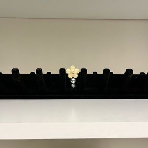 20 poles Ring Rack jewelry holder Velvet black